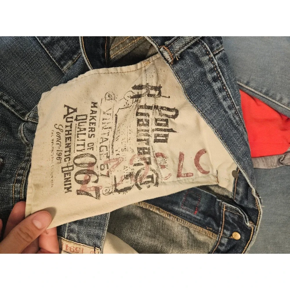 Vintage Y2K Polo Ralph Lauren Mens Straight Leg Medium Wash Jeans 35x32